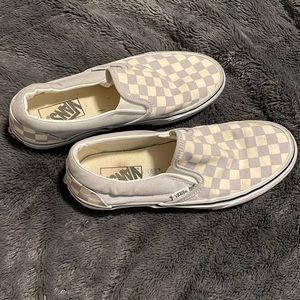 Lightly worn Vans slip on shoes- women’s size 8
